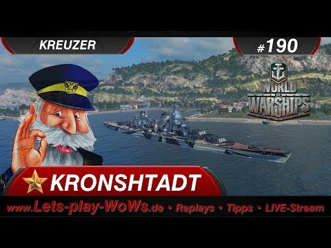 World of Warships Replay #190: Kronshtadt [ 3 Battles ] German