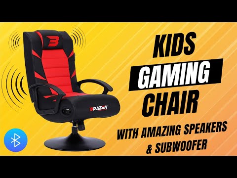Level Up Your Game: BraZen Pride 2.1 Gaming Chair With Bluetooth Speakers for Young Gamers! - Review