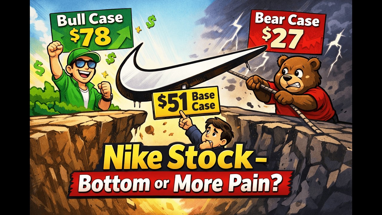 Nike Stock Analysis 2026:  Is NKE Bottoming Out or Falling Further? (March Earnings update!)