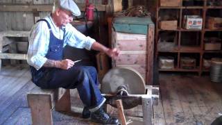 Mr. Keeble Explains - Sharpening A Knife on a Grind Stone