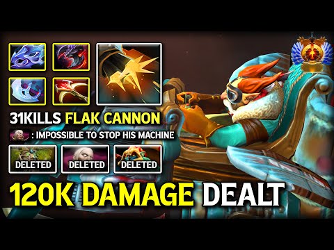 WTF 120K DAMAGE DEALT GYROCOPTER | 31KILLS Insane Flak Cannon | Impossible to Shut His Machine Down