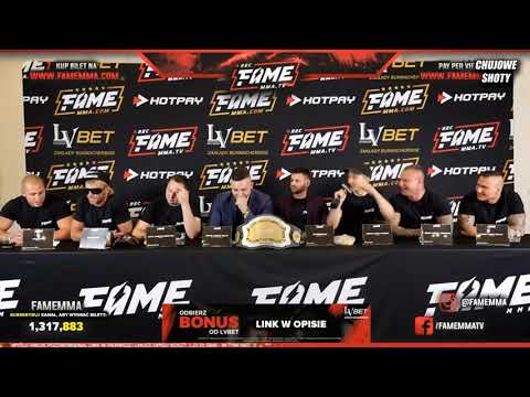 BOJKA NA KONFERENCJI FAME MMA! - DAWID OZDOBA VS ADRIAN POLAK! DYM!!