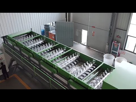 Kompletna linia do mycia i granulowania folii PE | Test przed wysyłką