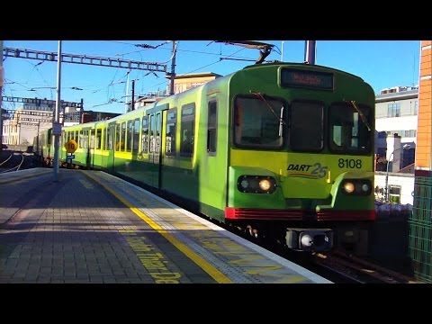 IE 8100 Class Dart Train number 8108 - Connolly Station, Dublin