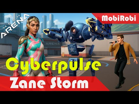 Surge Polar Blue EMP Stealth Victory: Revoker & Myna – Control Point Clash #MechArena #ZaneStorm