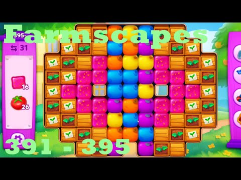 Farmscapes Level 391 - 395 HD Gameplay Walkthrough |  3 - match game | android | ios | pc | app