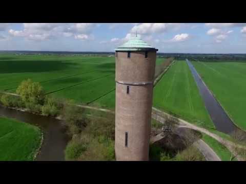 Watertoren aan de Damweg bij Cabauw
