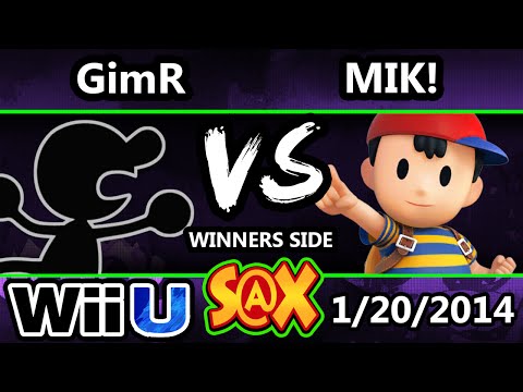 S@X - OCO Mik! (Ness) Vs. VGBC | GimR (G&W) SSB4 Bracket - Smash 4