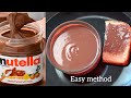 How to make Homemade Nutella recipe | Nutella Recipe | Low calorie Nutella |#chocolatespreadrecipe