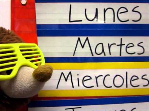 Días de la Semana (days of the week in Spanish) Music Video