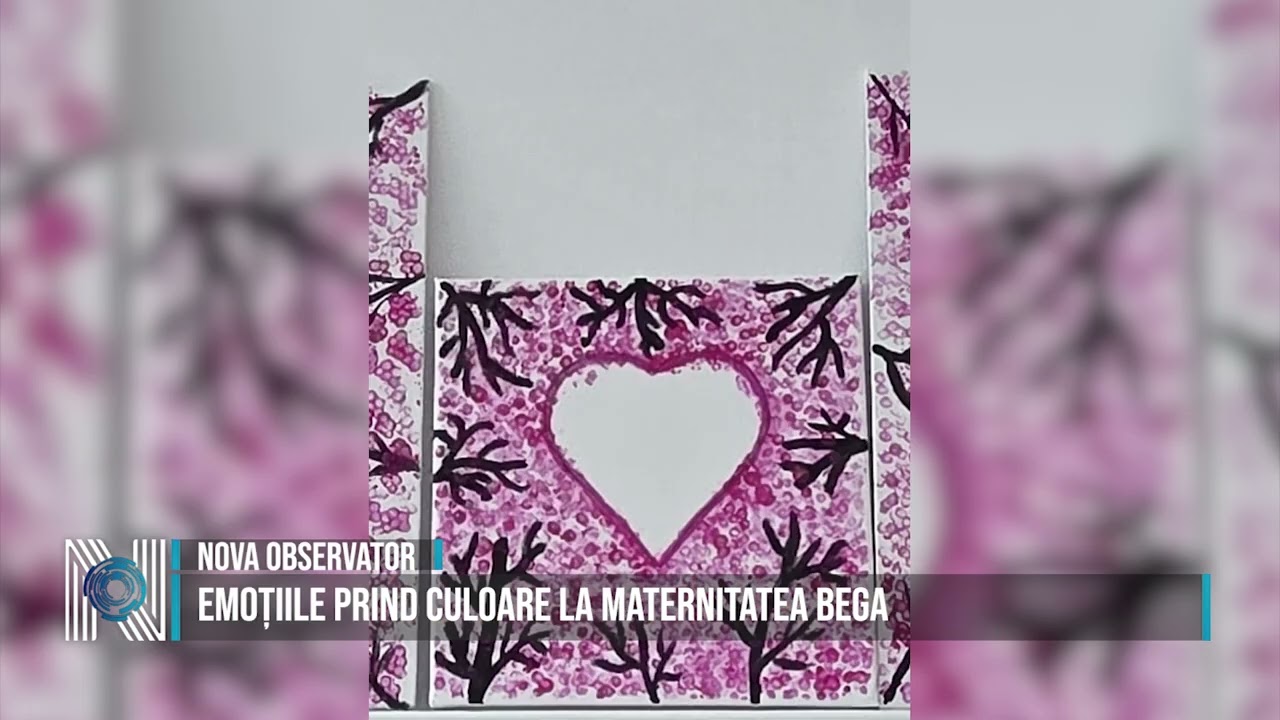 Emoțiile prind culoare la Maternitatea Bega