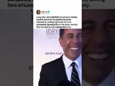 JERRY SEINFELD GETS IGNORED BY CARDI B