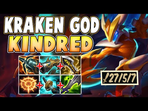 Don't come Near Kraken Slayer Kindred Or Be Erased! (Kraken Slayer 1v9 Build) - League Of Legends
