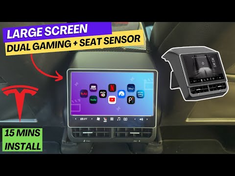 Tesla Model 3/Y Screen Upgrade: Entertainment & Climate Control (Carplay, Games, Disney+)