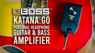 Video thumbnail for BOSS KATANA:GO Personal Headphone Guitar (and BASS!) Amplifier by Brett Kingman