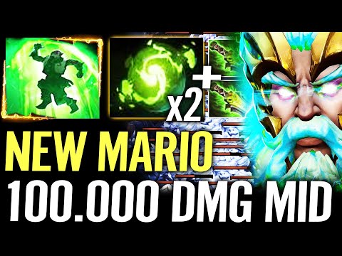 🔥 NEW Super Mario 100.000 Damage MID — ZEUS Heavenly Jump Refresher + EB Strongest Nuker Dota 2 Pro