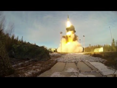 Launch of the Russian Intercontinental Ballistic Missile impressive