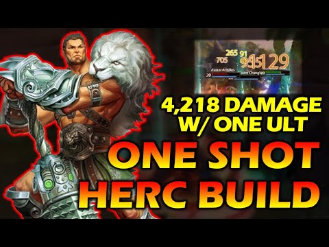 INSANE HERCULES BUILD DOES 4,OOO DAMAGE WITH ONE ULT! - Smite Season 8