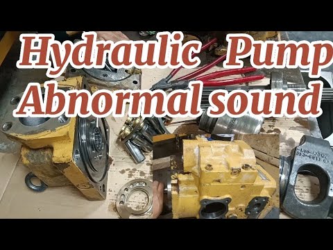 How to repair main hydraulic pump, rebuild disassembly & assembly guide tutorial, 962h loader