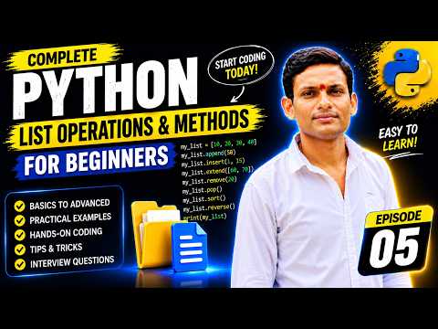 Python Tutorial For Beginners Lists In Python Complete Python Course In Hindi Lecture 05