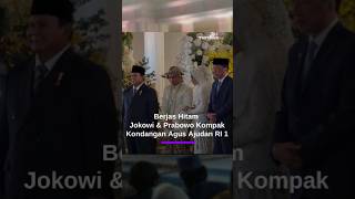 Download lagu Gaya Jokowi & Prabowo Kompak Berjas Hitam di Nikahan Agung Surahman Ajudan RI 1 mp3