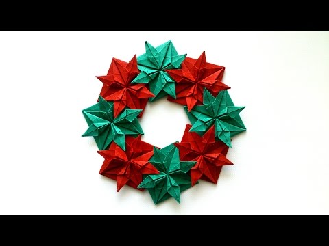 download lagu mp3 mp4 Origami Flower Christmas Wreath, download lagu Origami Flower Christmas Wreath gratis, unduh video klip Origami Flower Christmas Wreath