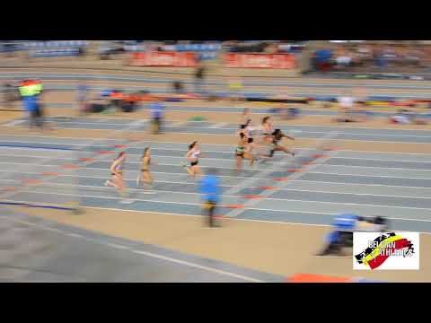 Belgian athletics U18 indoor championships 60m hurdles women Final