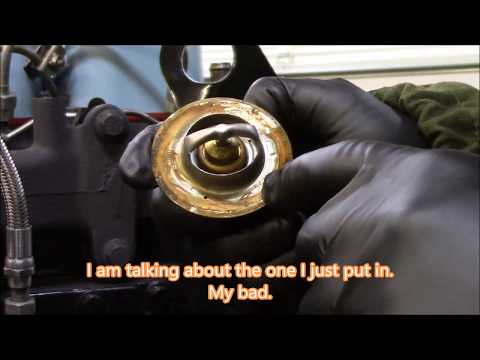 Episode 47. First Gen Cummins Thermostat. Dont forget the rubber donut
