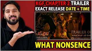 Biggest Shocking Update - KGF Chapter 2 | KGF Chapter 2 Trailer Exact Release Date & Time | Kgf 2