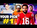 I FINALLY GOT A TOP 3 PICK IN A FANTASY DRAFT GOT THE BEST QB IN NFL
