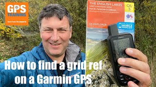 How to find a Grid Reference on a Garmin GPS unit