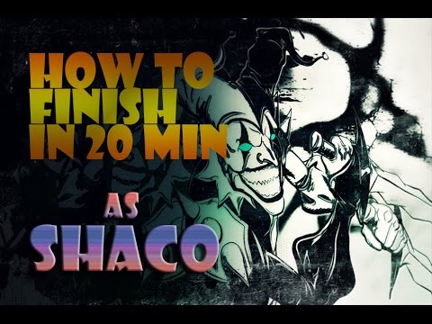 FINISH IN 20 MIN AS SHACO WITH PERFECT KDA! - Platinum Gameplay (Season 7) - Road To Diamond