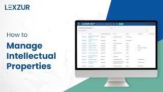 How To Manage Intellectual Property | LEXZUR