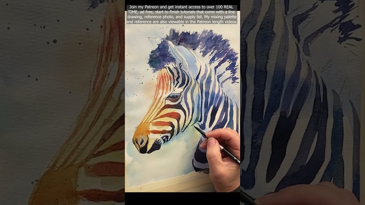 Rainbow Zebra - Cools vs Warms Explored - Short