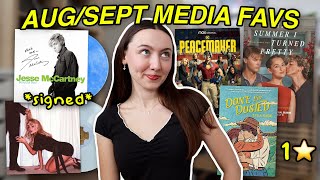 AUG/SEPT MEDIA FAVORITES! (tv shows, new albums, books read, + vinyl pickups)