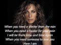 Leona Lewis - Here I Am - Lyrics 