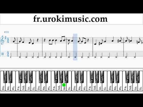 Comment Jouer du Piano (main droite) Mariah Carey - All I Want For Christmas Is You Tab Tablature