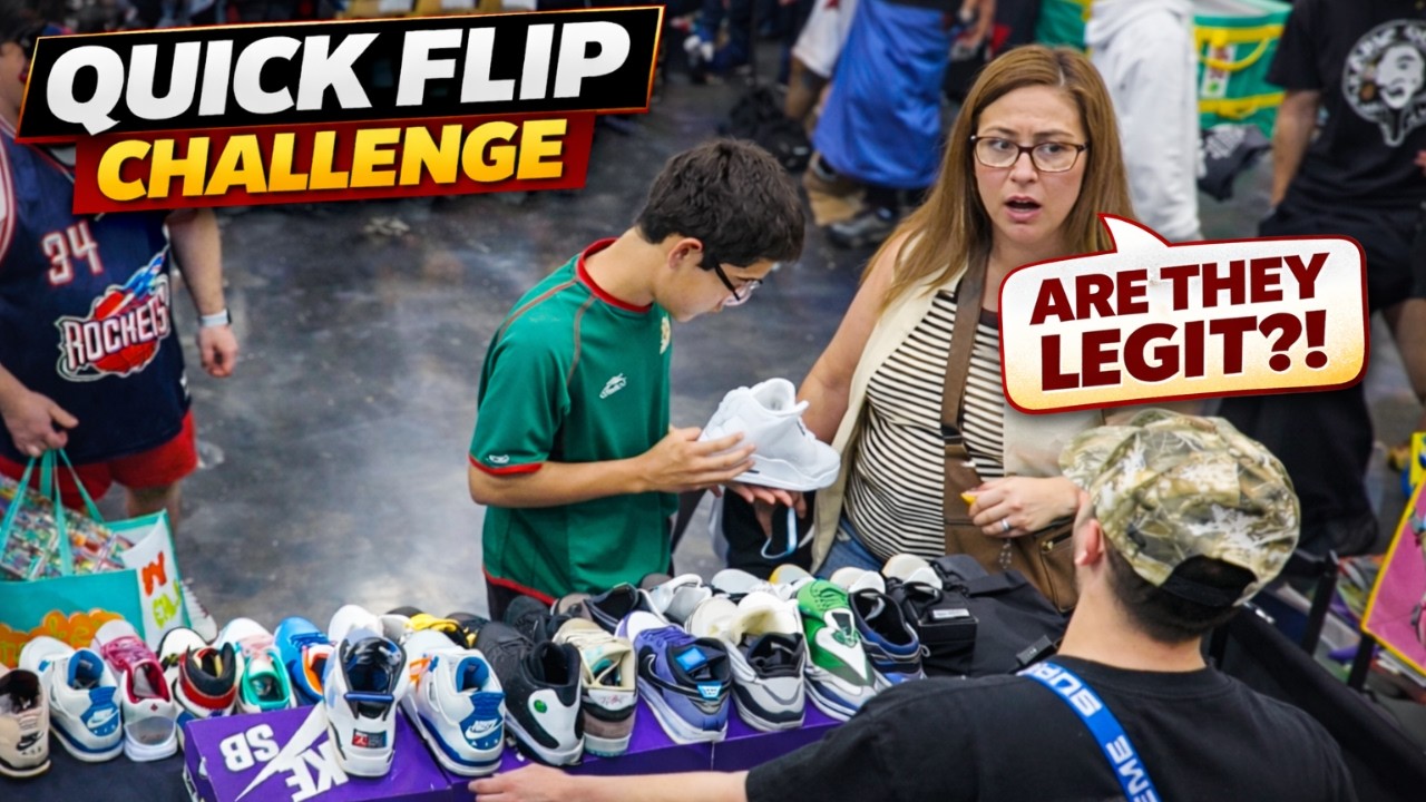 Selling The Cheapest Sneakers At SneakerCon!