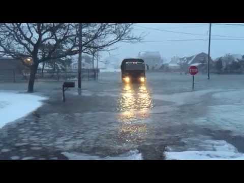 1058th Trans. Co. ford icy water to extract Scituate residents