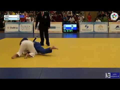 Judo 2013 World Championship Miami Cadets Truong USA - Bishrelt Khorloodoi MONGOLIA 48kg