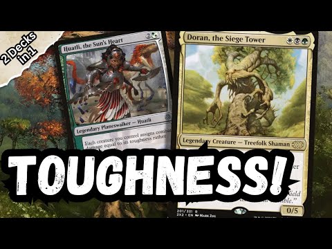 EDH with OATH: Doran the Siege Tower | Huatli the Sun's Heart | Tough Matters | Magic: the Gathering