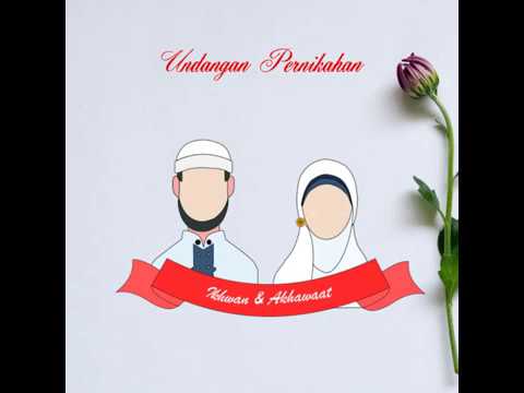 Download Video Undangan Pernikahan Islami Muslim Couple