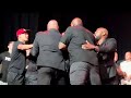Different Angle! Nate Diaz team throws PUNCHES at Jake Paul’s body guards after face off!