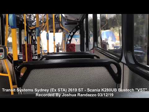 Transit Systems Sydney 2619 ST • Scania K280UB • Bustech 'VST' • ZF Ecolife