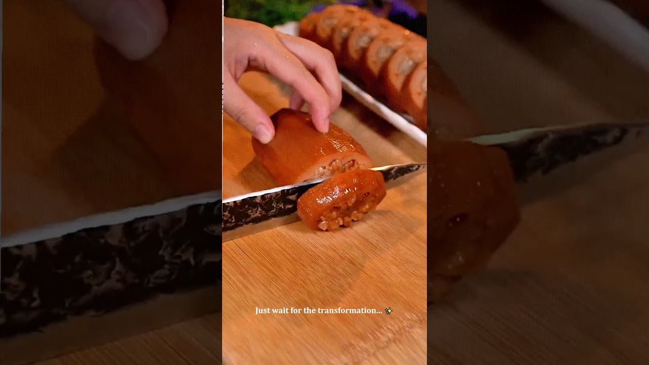 Why Are They Stuffing a VEGETABLE with Rice?! 🤔 The Sweetest Surprise! #chinesefood #foodart