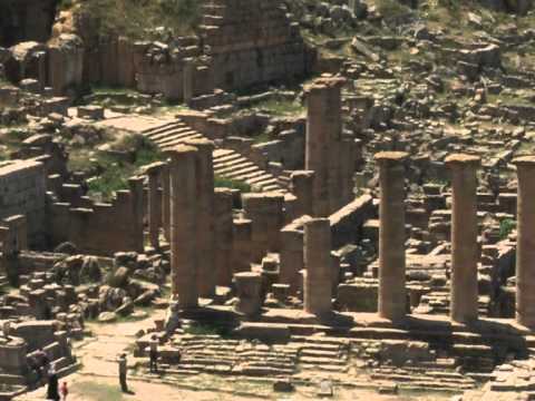Greek ruins of Cyrene in Libya