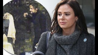 Downcast Camilla Thurlow pictured for first time after row