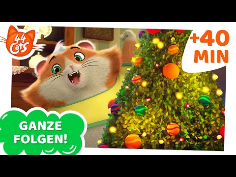 44 Cats | 40 MINUTEN | Weihnachten mit den Buffycats | Ganze Folgen ☃️🎁