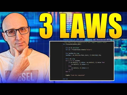 3 Laws of Readable VBA Code