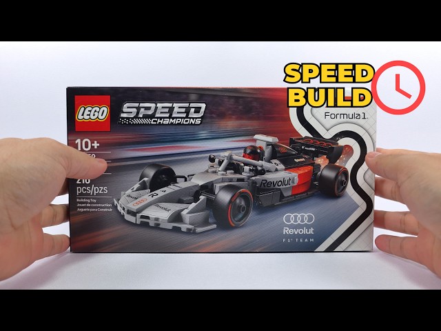 Vídeo relacionado con LEGO Speed Champions Coche de Carreras Audi Revolut F1 Team R26 - Maqueta de Coche de Juguete con Minifigura de Piloto - Regalo para Niños de 10+ Años y Adolescentes Fans de la Fórmula 1-77259